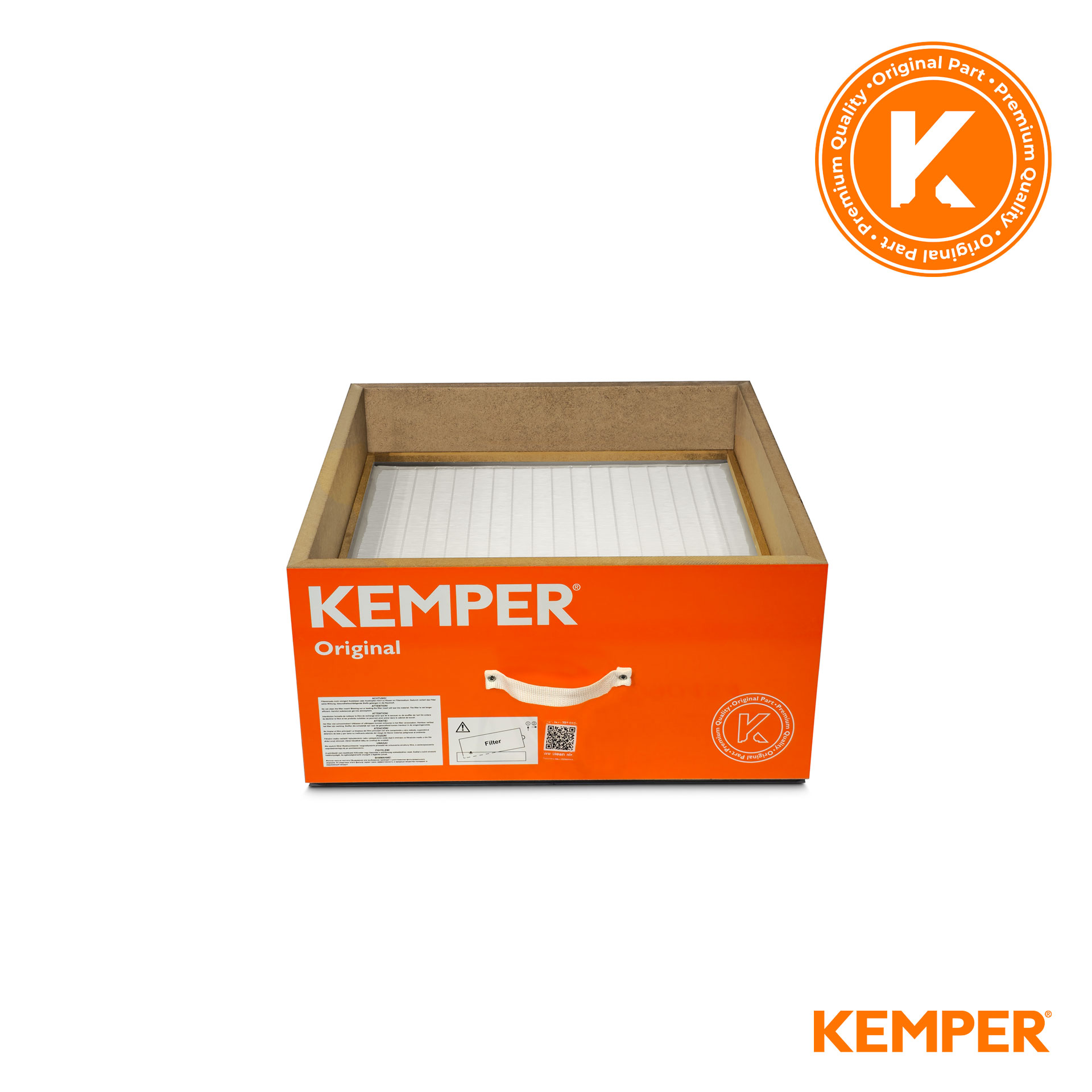 KEMPER SmartMaster Hauptfilter - 520x520x250 mm - E12 - 13 m²