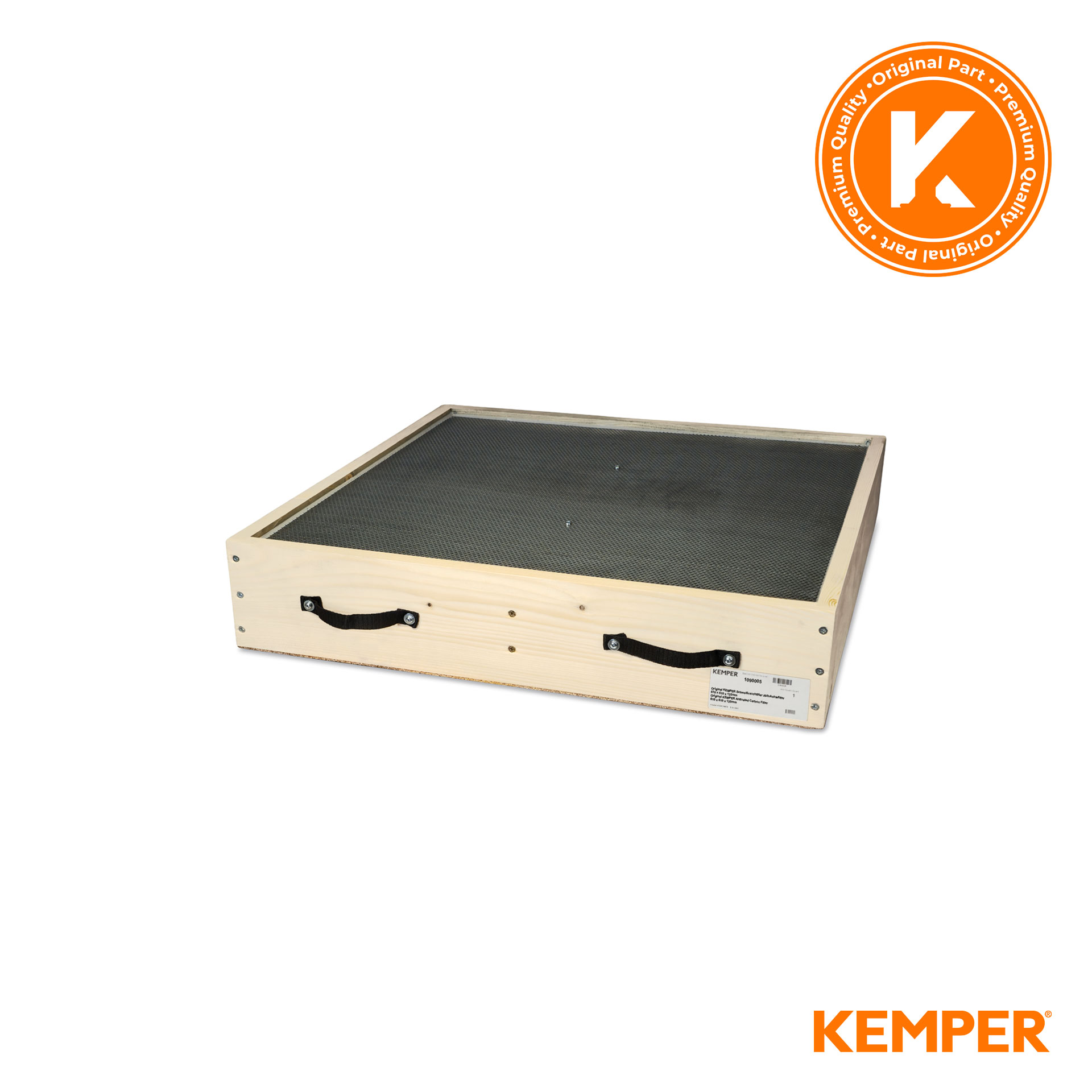 KEMPER lasrookfilter actiefkoolfilter - 610x610x125 mm
