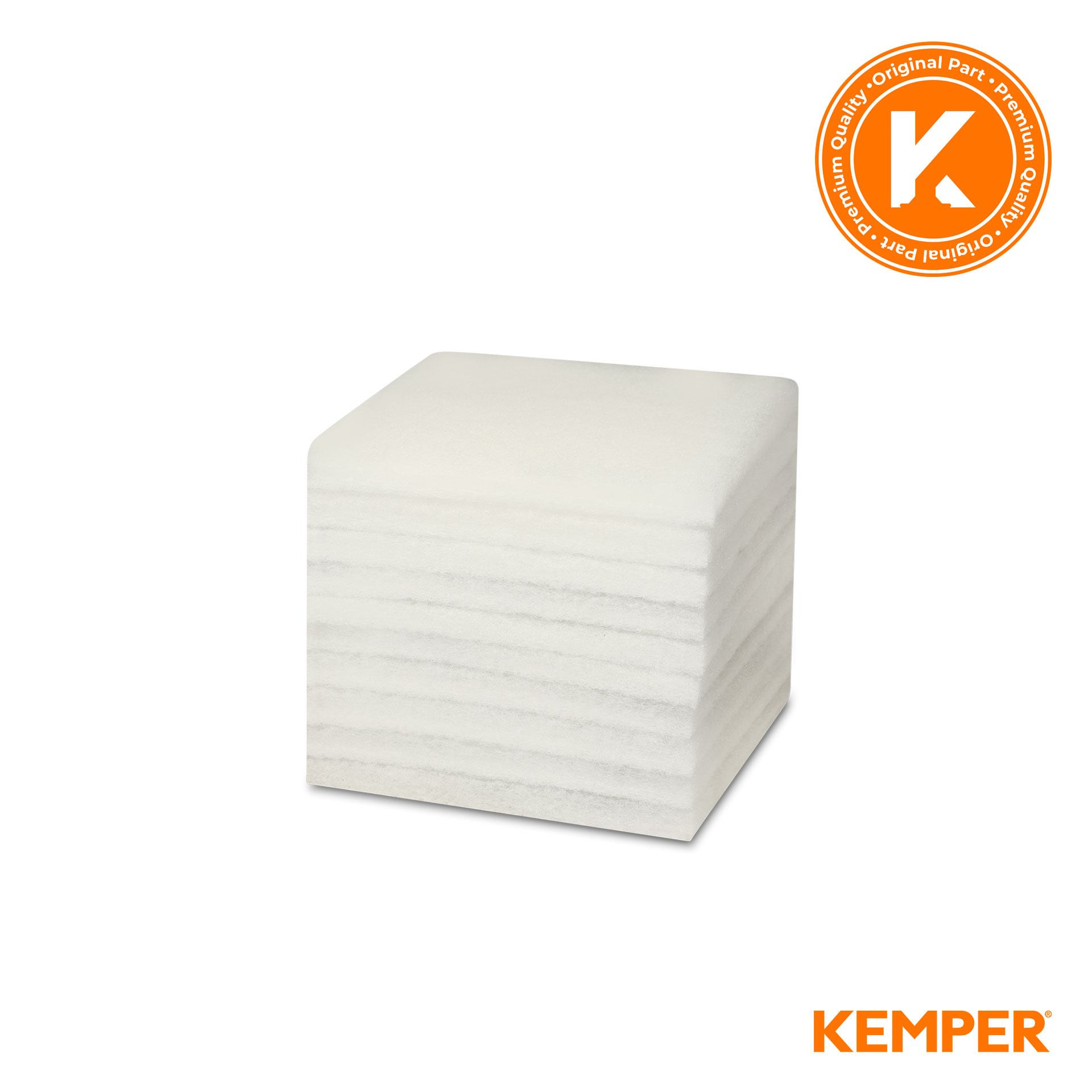 1090472 - KEMPER Original Vorfiltermatte - passend für KEMPER-Produkte: MaxiFil, MaxiFil Clean, Vacufil compact, Patronenfilter stationär (PTF) - 207 x 207 x 17 mm