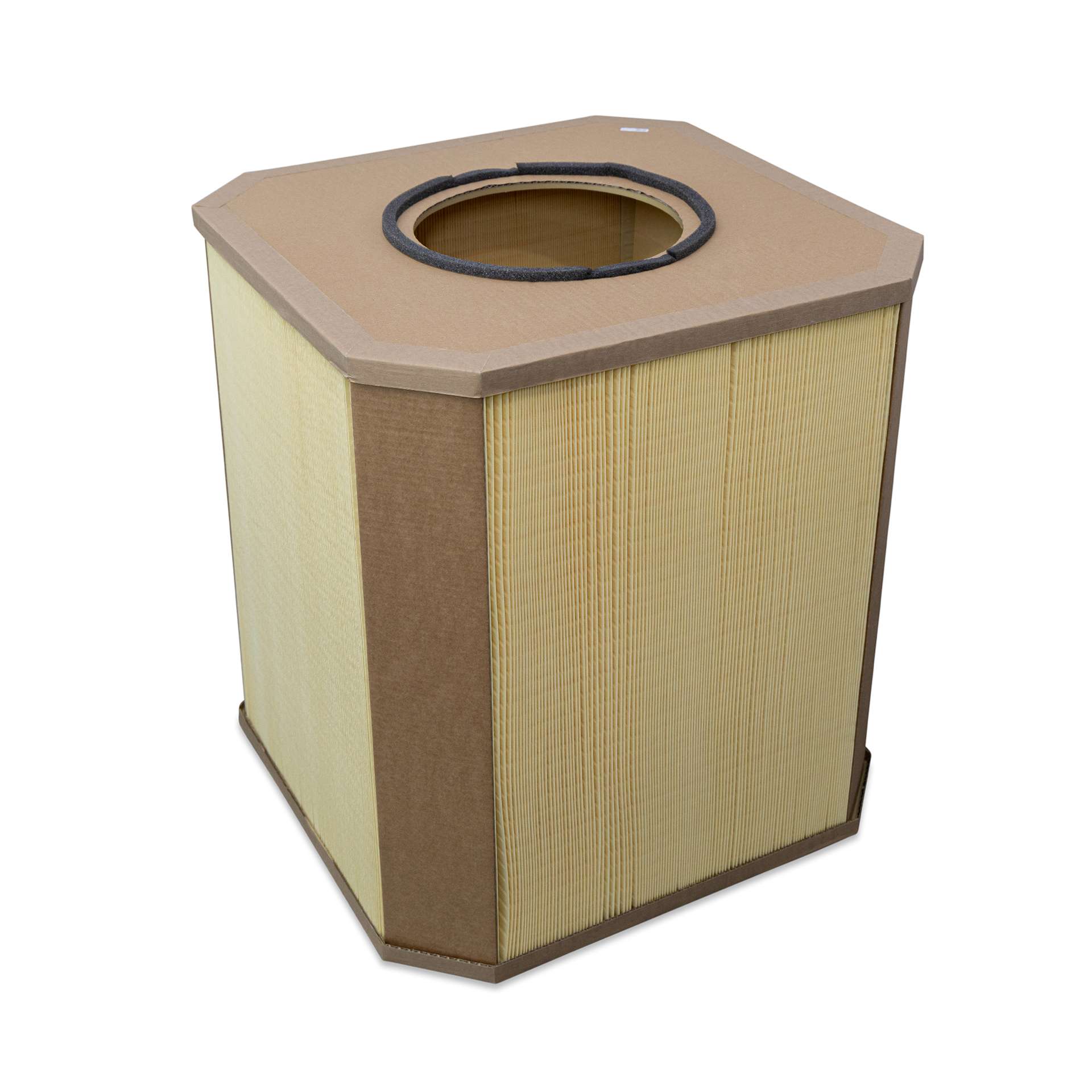 Filterpatroon - Box - 550x550x590 mm - cellulose - geïmpregneerd FR - 50 m² voor PLYMOVENT FFC 50 LINCOLN
