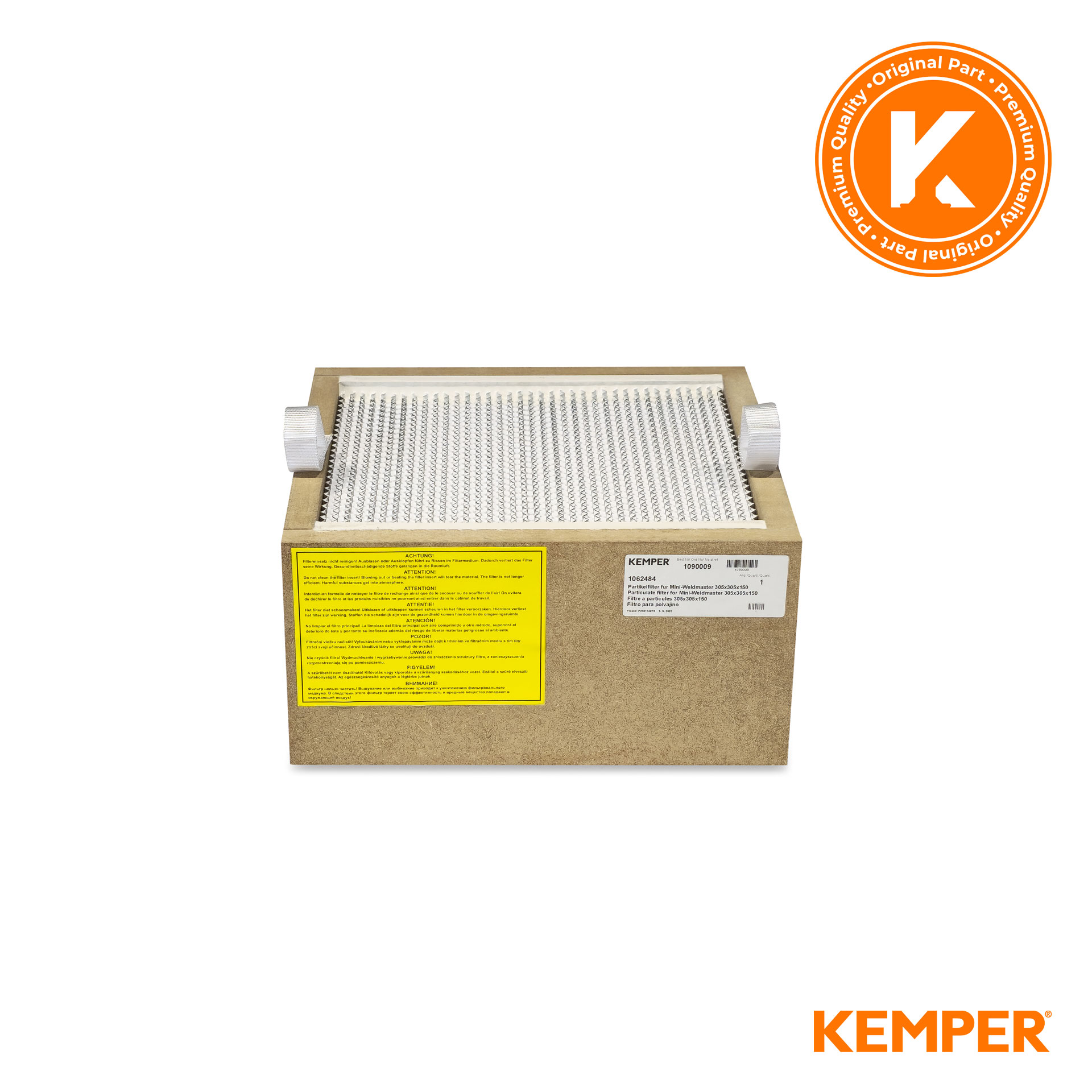 KEMPER Mini Weldmaster Filtre à particules fines - H13 - 2,4 m²