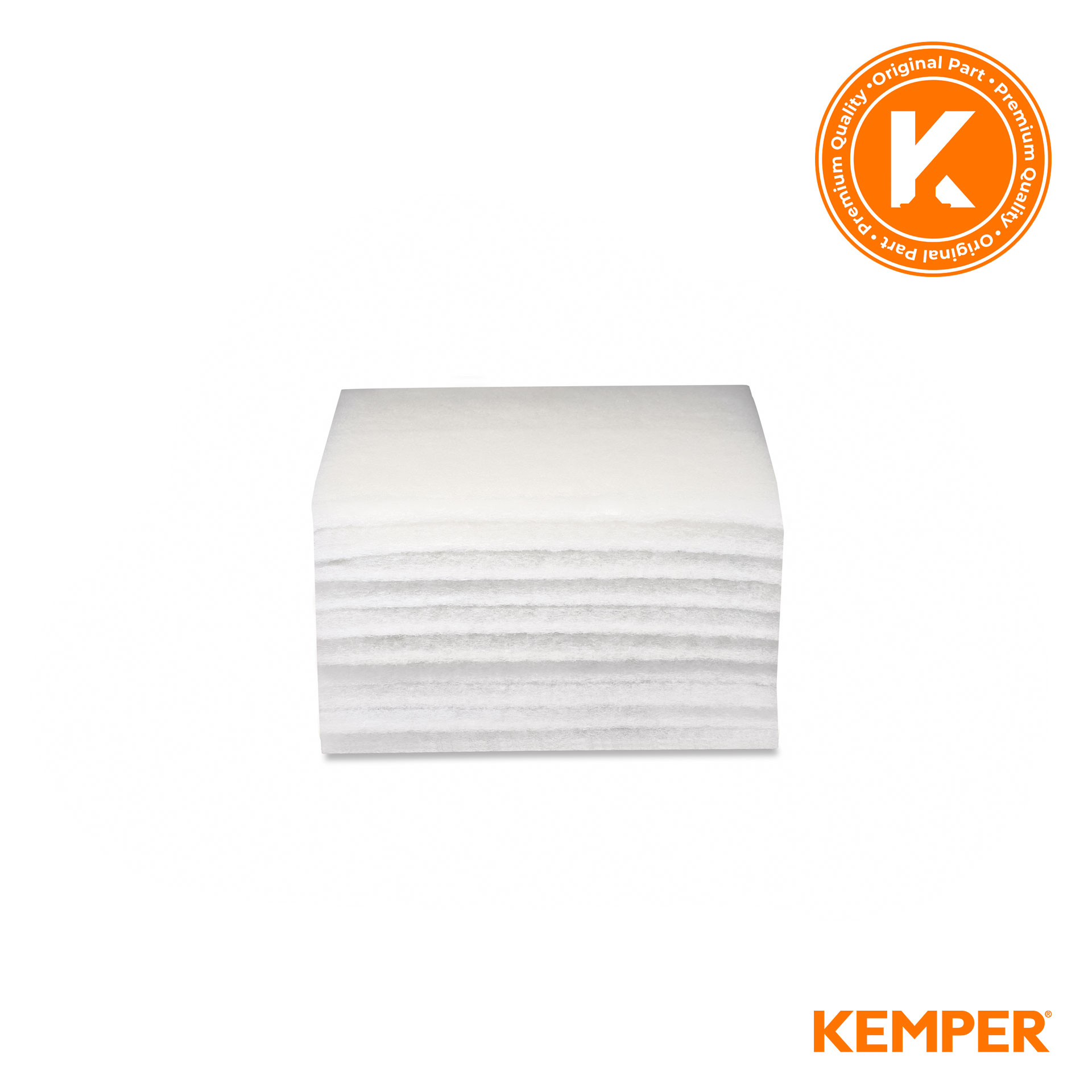 KEMPER Nattes préfiltrantes lot de 10 - 305x305x17 mm - ISO Coarse 70% - G4