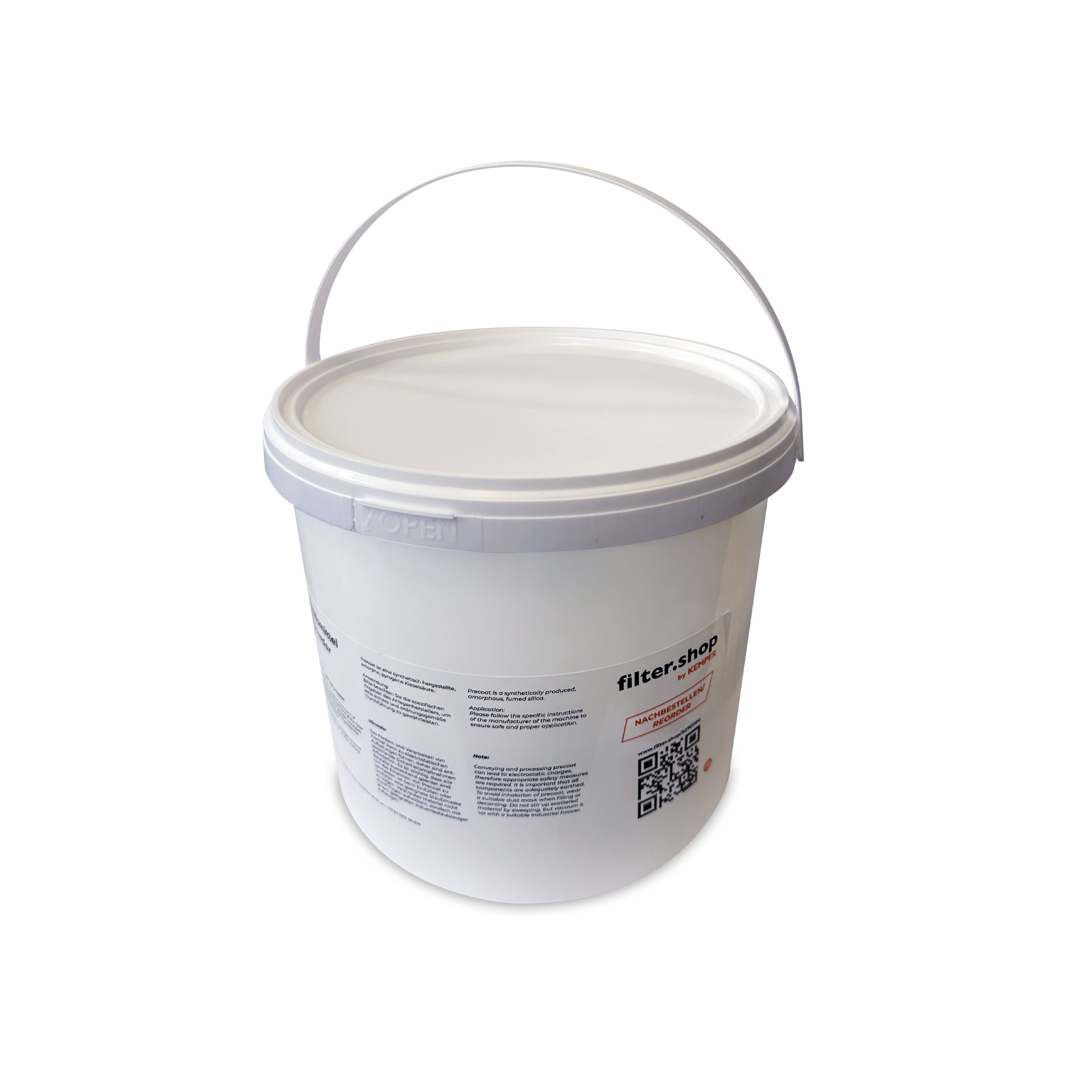 Precoat - filter powder - 400g bucket